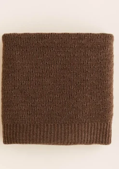 Merino Decke 'Dora' Mocha