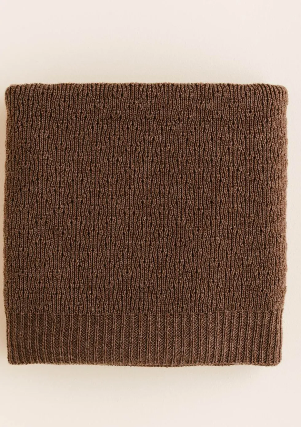 Merino Decke 'Dora' Mocha