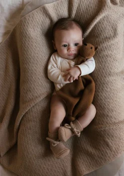 Merino Decke 'Dora' Mocha