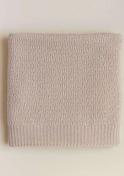 Merino Decke 'Dora' oat