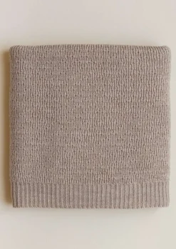 Merino Decke 'Dora' sand