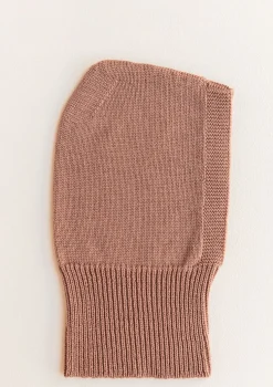 Merino Mütze Balaclava 'Eddy' terracotta
