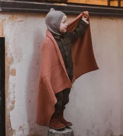 Merino Mütze Balaclava 'Eddy' terracotta