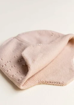 Merino Mütze 'Dua' apricot