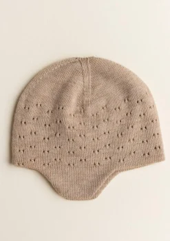 Merino Mütze 'Dua' sand