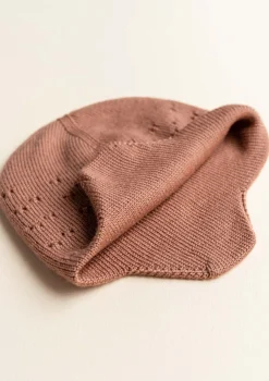 Merino Mütze 'Dua' Terracotta