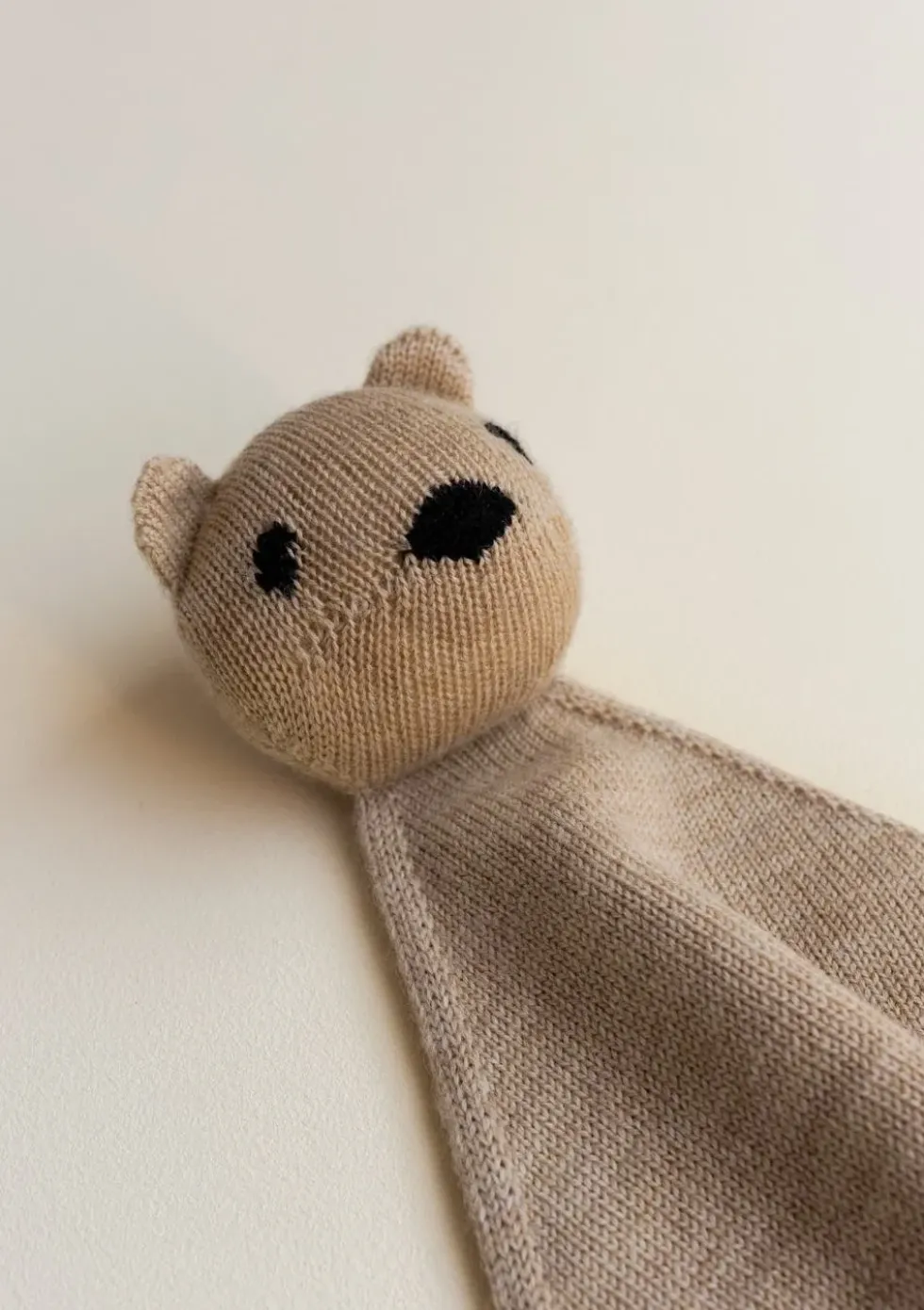 Merino Schmusetuch 'Teddy Tokki' Sand