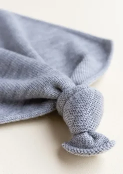 Merino Schmusetuch Teddy Tokki Grey Mélange