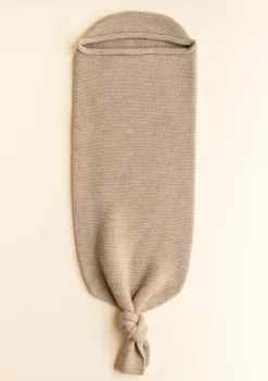 Merino Strick-Pucksack 'Cocoon' Sand