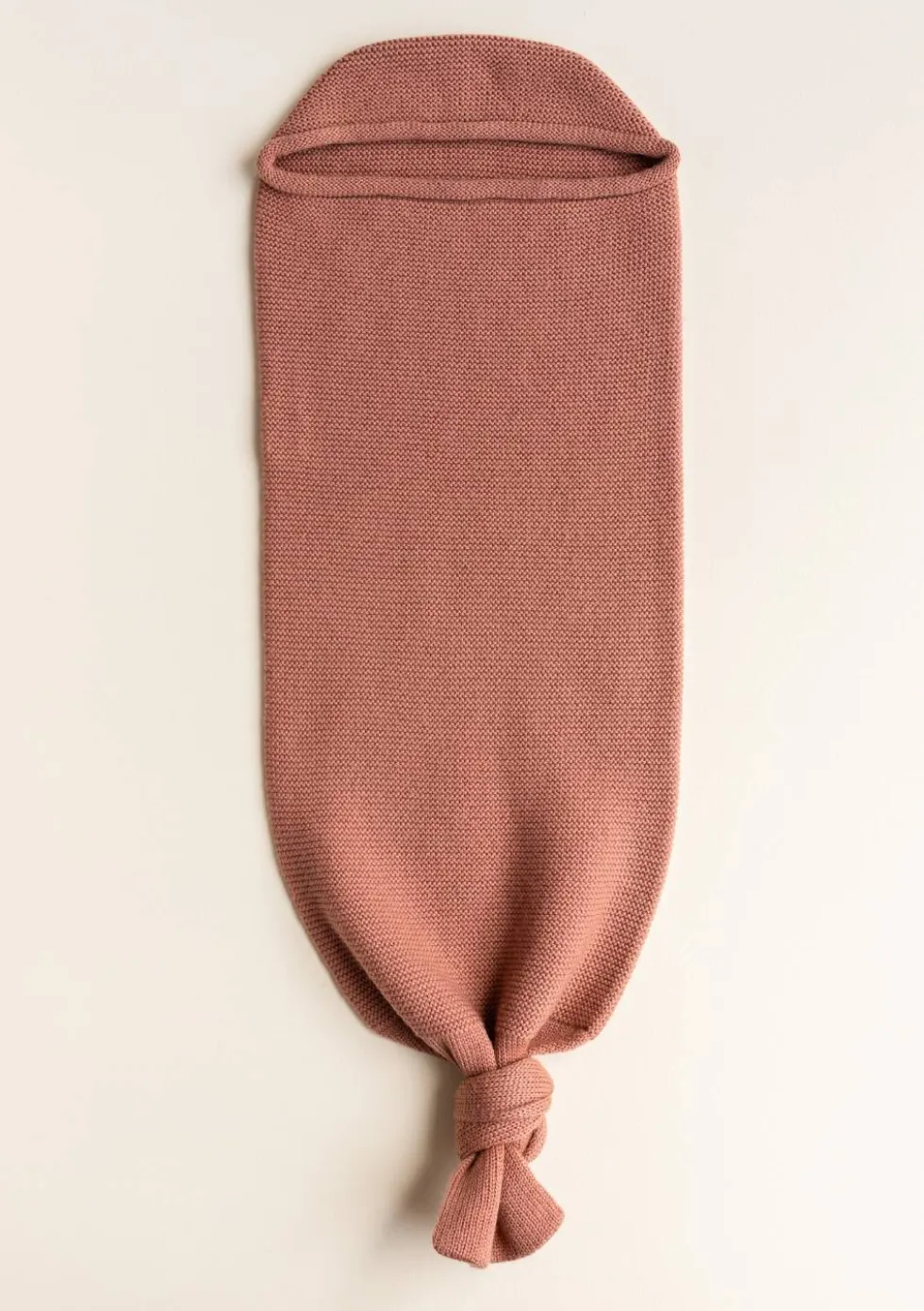 Merino Strick-Pucksack 'Cocoon' Brick