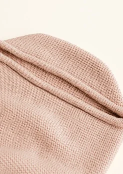 Merino Strick-Pucksack 'Cocoon' Apricot
