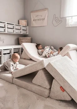 Mini Spielsofa Cord Koala Grau