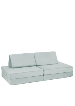 Mini Spielsofa Velours Minz Hellgrün