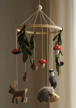 Mobile 'Woodland with Mushrooms/Ladybug'