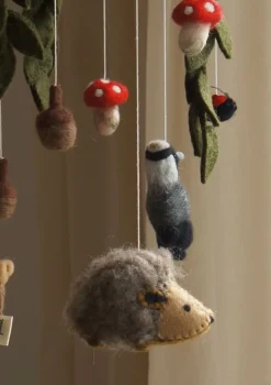 Mobile 'Woodland with Mushrooms/Ladybug'