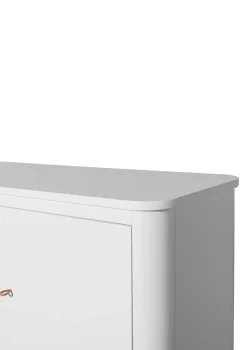 Multi-Schrank 'Wood' 3-türig weiss / Eiche
