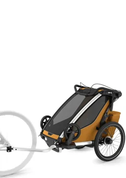 Multisport-Fahrradanhänger 'Chariot Sport 2 Single' Natural Gold