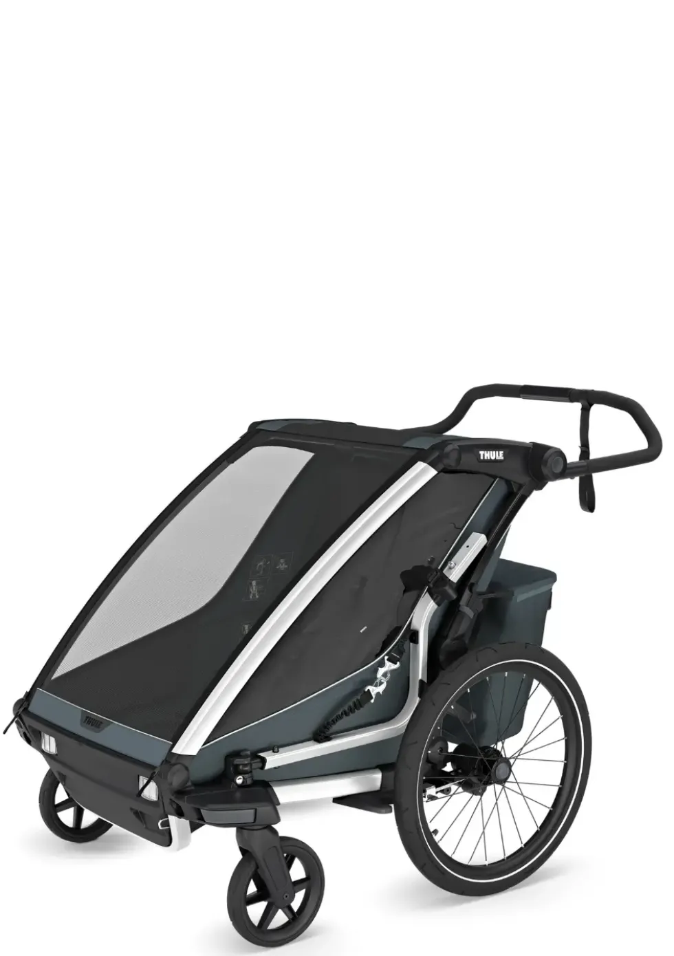 Multisport-Fahrradanhänger 'Chariot Cross 2 Double' Dark Slate