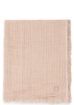 Musselin Decke Wiege 'Fringe' Moonstone 100 x 75 cm