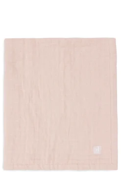 Musselin Decke Wiege 'Jacquard' Wild Rose 100 x 75 cm