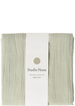Musselin Mulltuch 'Swaddle Uni Medium' Sage Green 70 x 70 cm