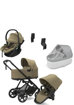 Newborn Travel Bundle 'Charm' Faded Khaki