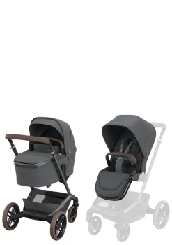 Newborn Travel Bundle 'Fame + Coral Slide Pro' Moon Graphite