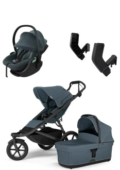 Newborn Travel Bundle 'Urban Glide 3' Dark Slate / Darkest Blue