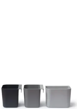 Organisationselemente 3 Stck 1 lange Schiene Dusty grey