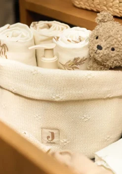 Pflegekörbchen 'Cosy Knit' Ivory