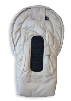 Premium Lammfell-Fußsack für Babywanne & Kinderautositz Limited Edition dune-beige