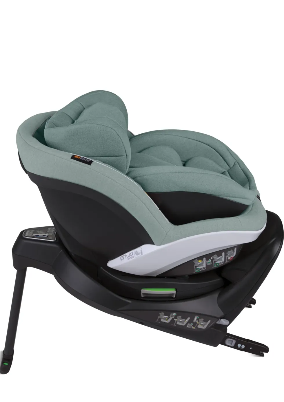 Reboarder 'iZi Twist B i-Size' Sea Green Mélange