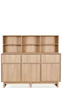 Regalaufsatz für Kommode XL 'Kyo' Honey Ash