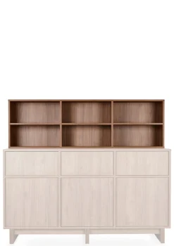 Regalaufsatz für Kommode XL 'Kyo' Walnut
