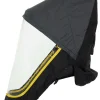 Regenverdeck transparent / schwarz