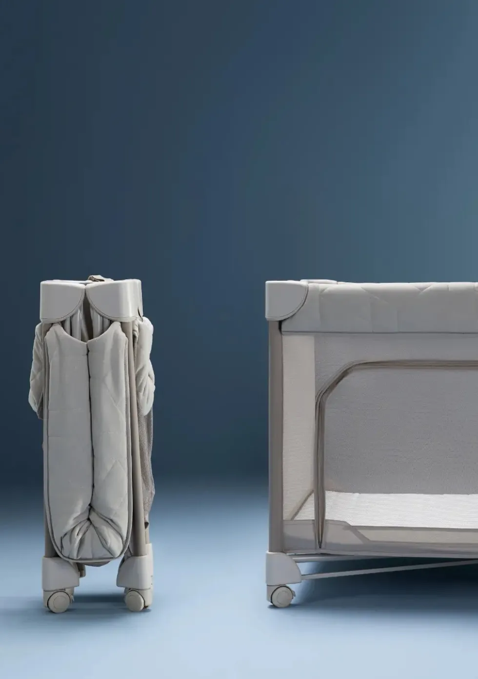 Reisebett 'Merlin' Elegance Graphite 120 x 60 cm