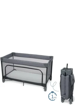 Reisebett 'Merlin' Elegance Graphite 120 x 60 cm