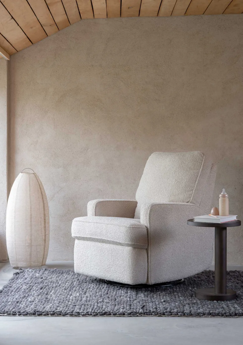 Relax-Sessel 'Swivel & Gliding Recliner' mit manueller Liege-Funktion Teddy Taupe