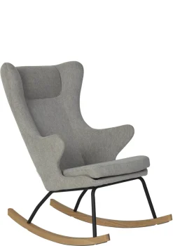 Schaukelstuhl Erwachsene 'De Luxe' Sand Grey