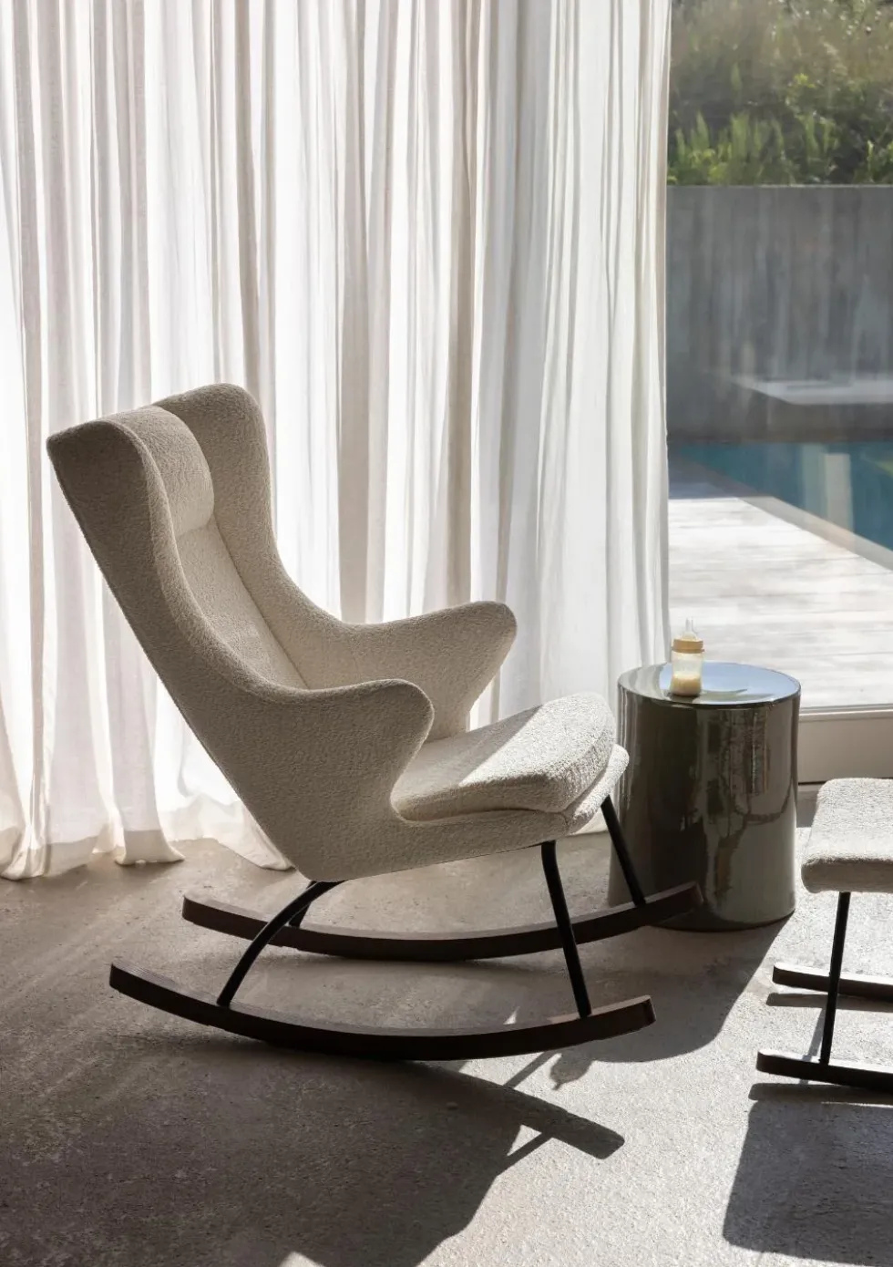 Schaukelstuhl Erwachsene 'De Luxe' Cream