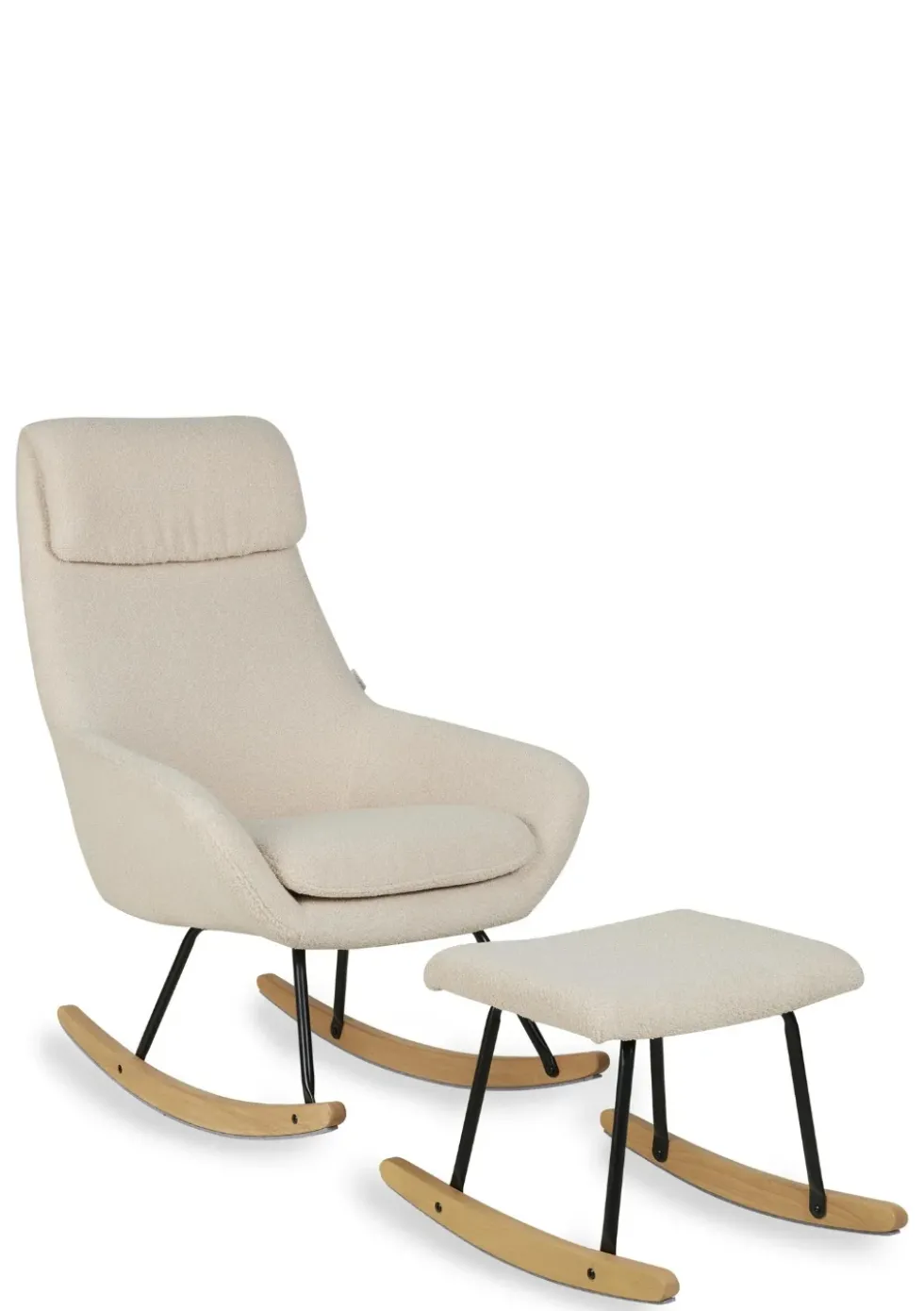 Schaukelstuhl Erwachsene 'Nordic' Sheep Beige