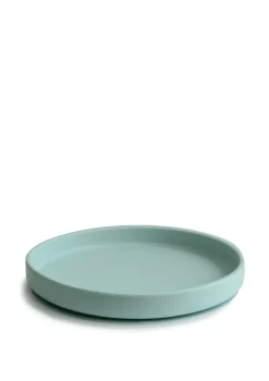 Silikon Teller mit Saugnapf Cambridge Blue