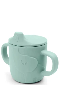 Silikon Trinklernbecher 'Peekaboo' Elphee blau