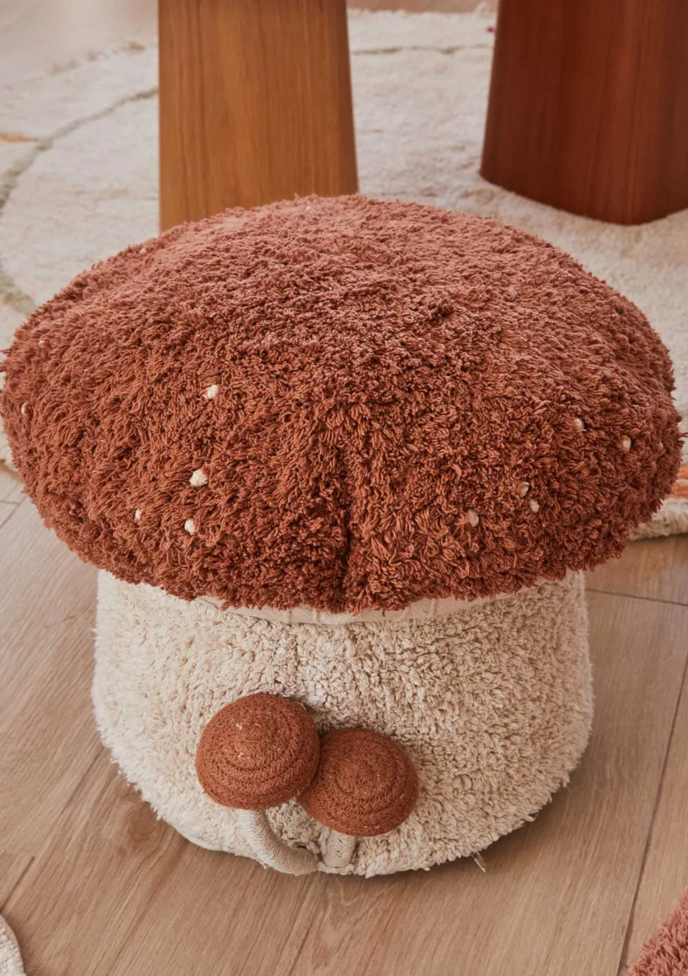 Sitzpouf 'Boletus' Natural