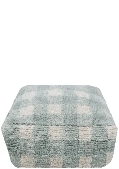Sitzpouf 'Vichy' Blue Sage