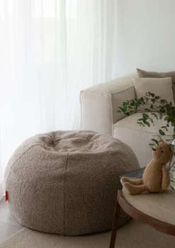 Sitzsack Teddy Haselnuss