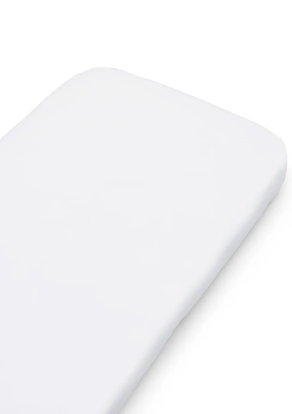 Spannbettlaken 'Ada' für 'Wood Mini+ Baby' Simply White 122 x 68 x 12 cm