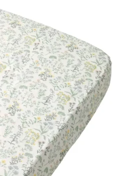 Spannbettlaken 'Ada' für 'Wood Mini+ Baby' Summer Flowers 122 x 68 x 12 cm