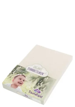 Spannbettlaken organic naturweiß 90 x 40 cm