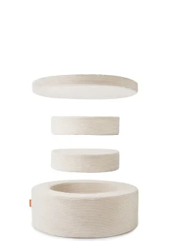 Spiel-Element 'Donut' Cord Creme Beige